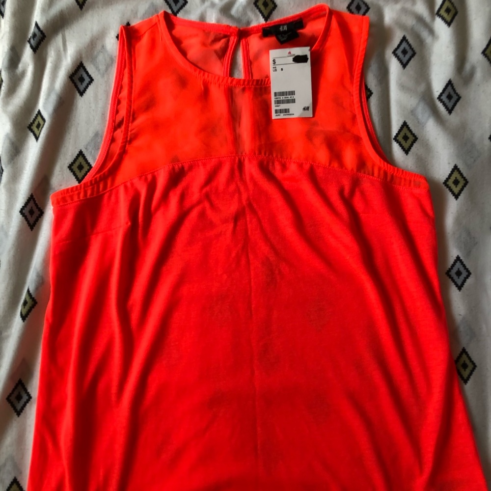 H&M Bright Red Tank Top